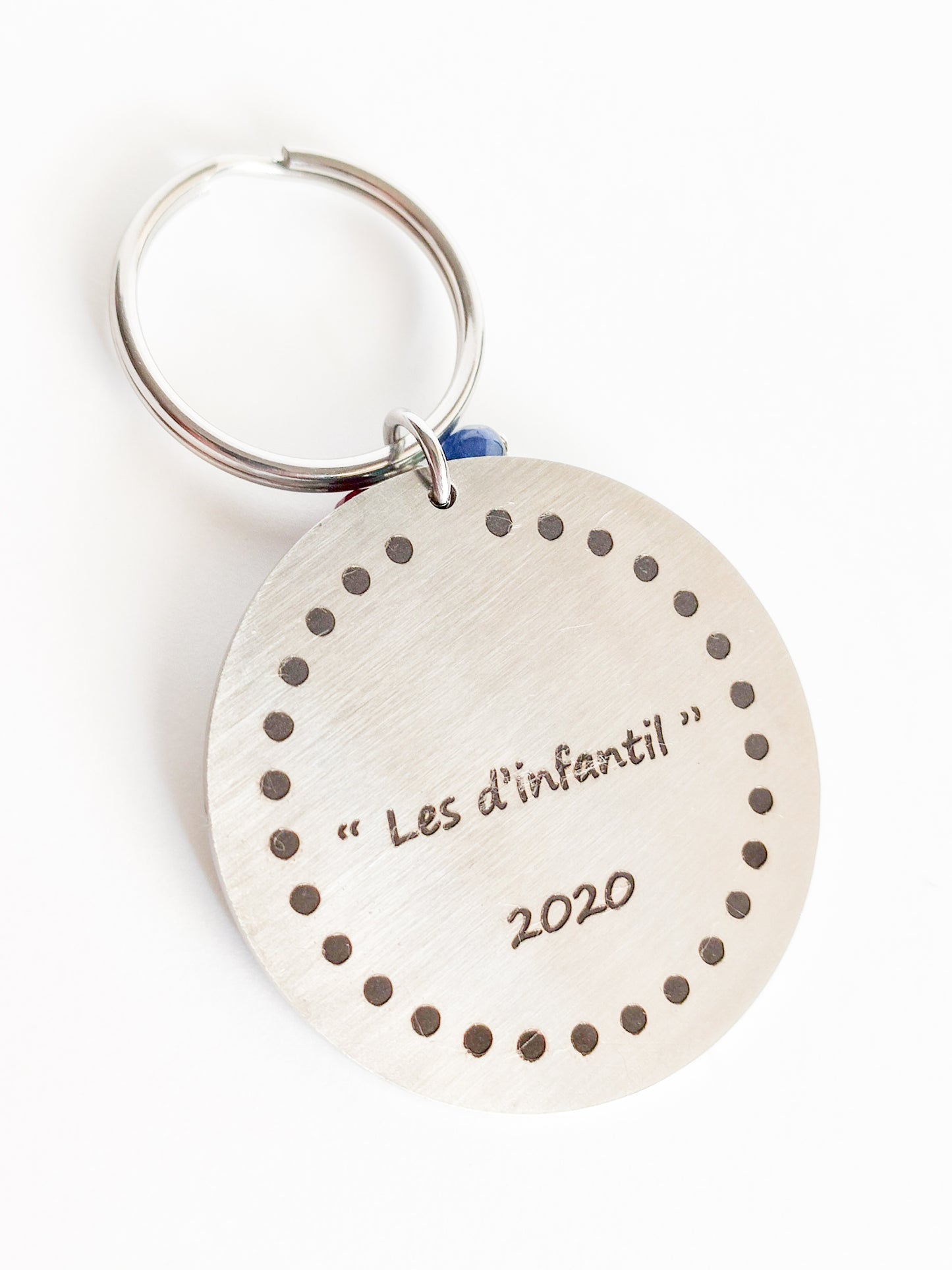 Llavero acero inoxidable personalizable