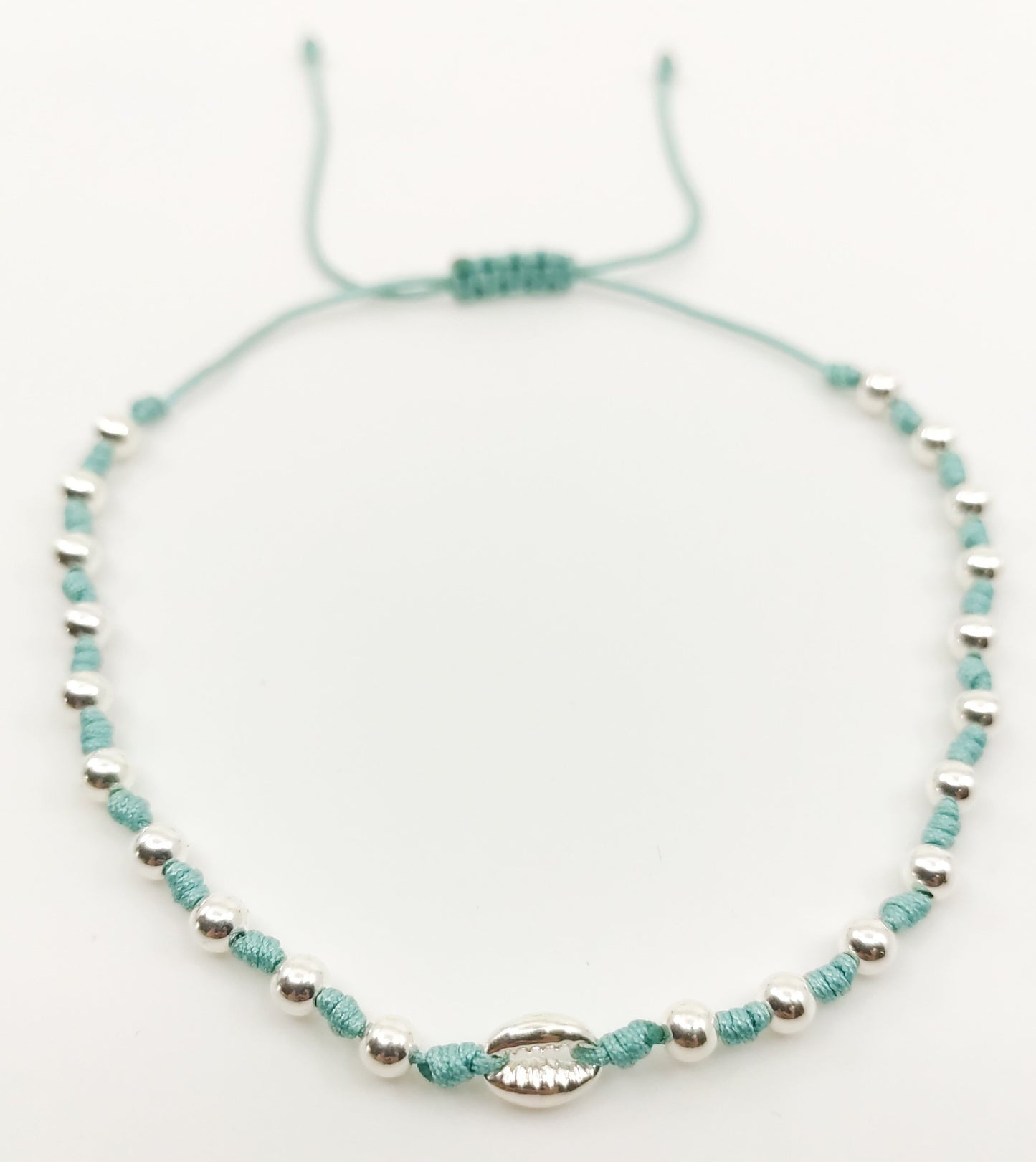 Tobillera SHELL turquesa