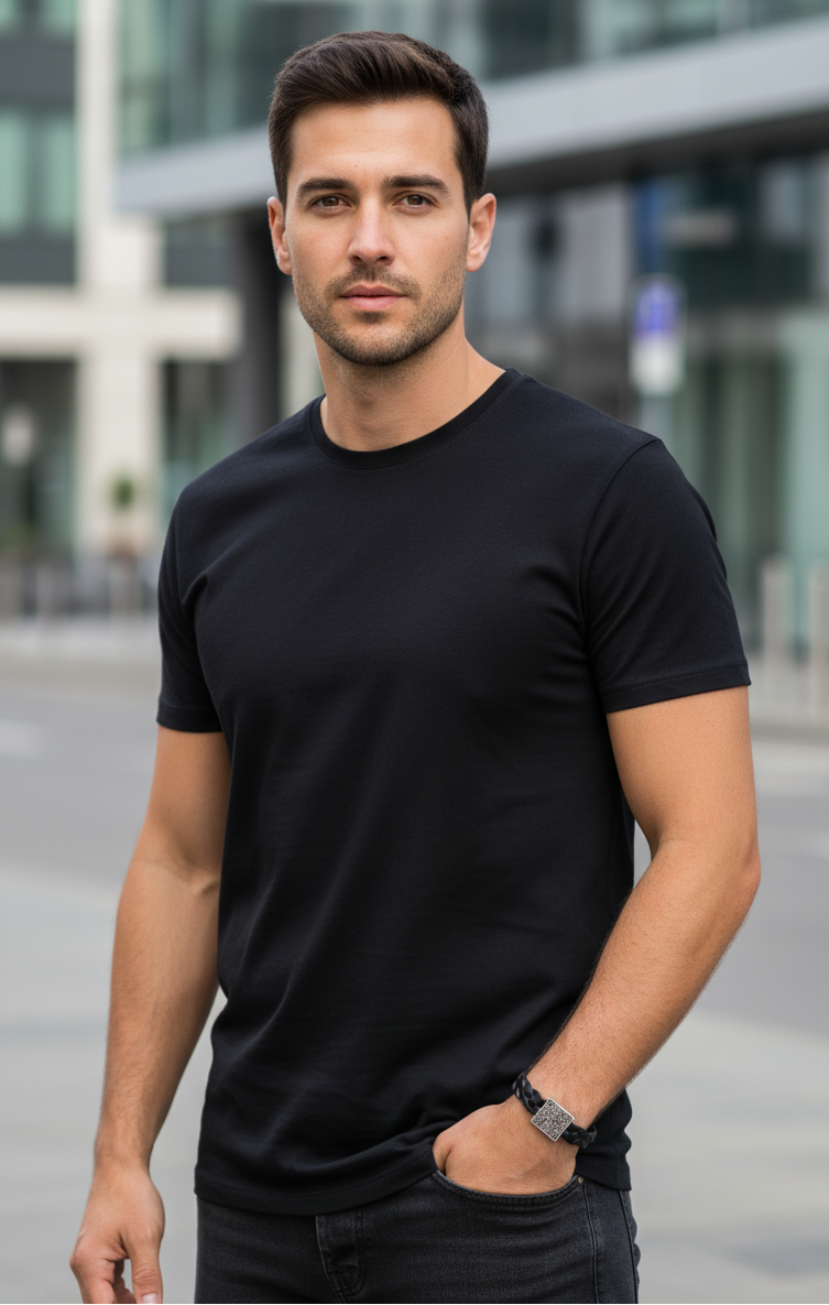 Pulsera Nexe piel negra