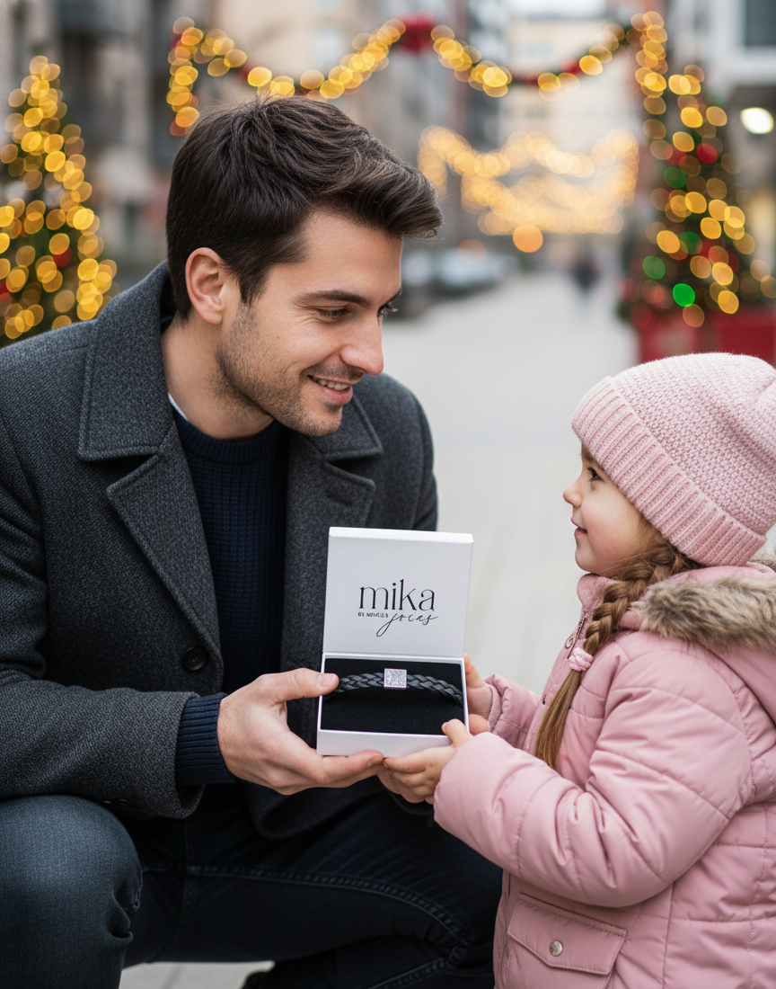 Pulsera Nexe piel negra