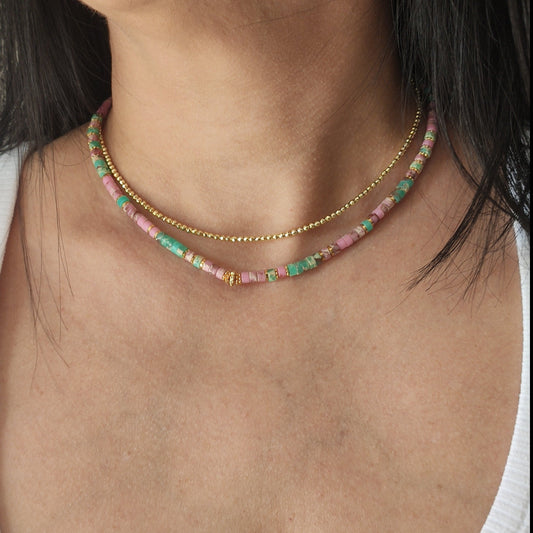 Collar  Noa rosa