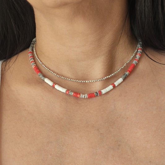 Collar Noa coral