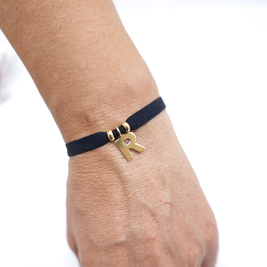 Pulsera Letter negra