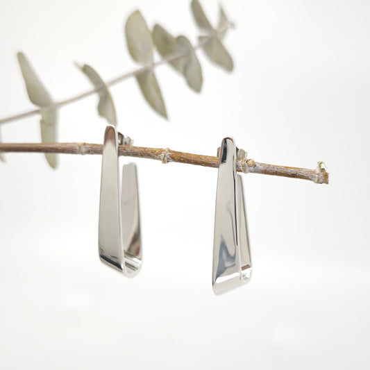 Pendiente Aura plata