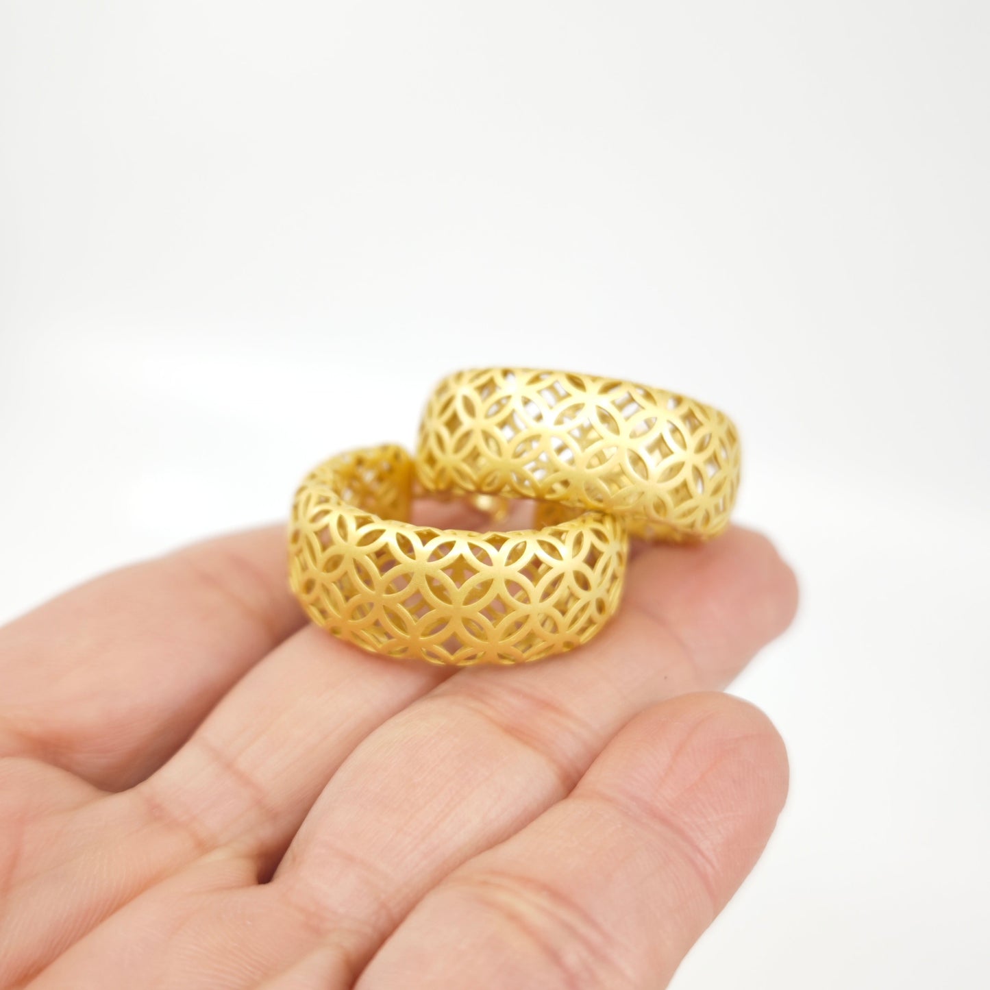 Pendiente  Silk plata