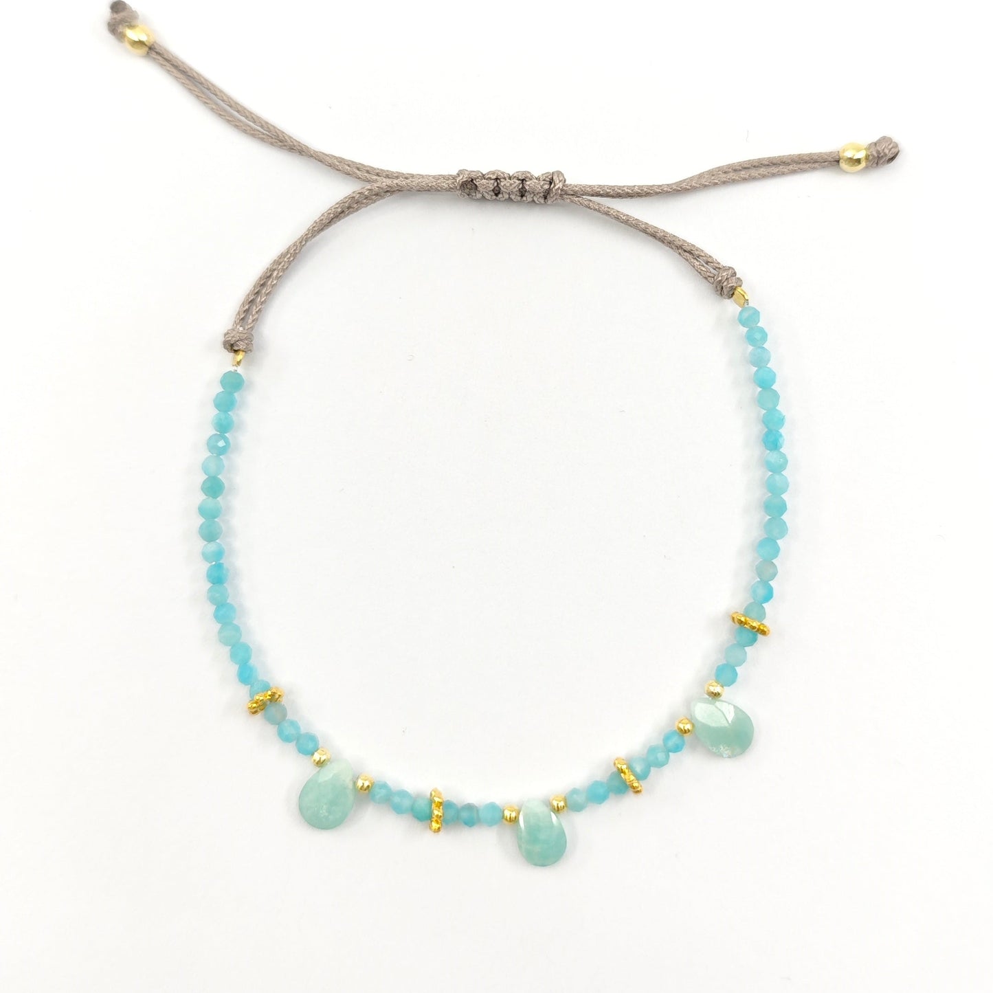 Pulsera Pètal Amazonita