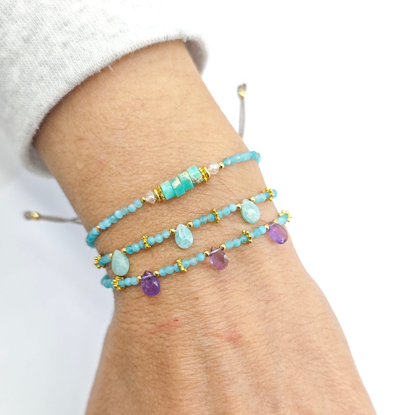 Pulsera Spring Amazonita