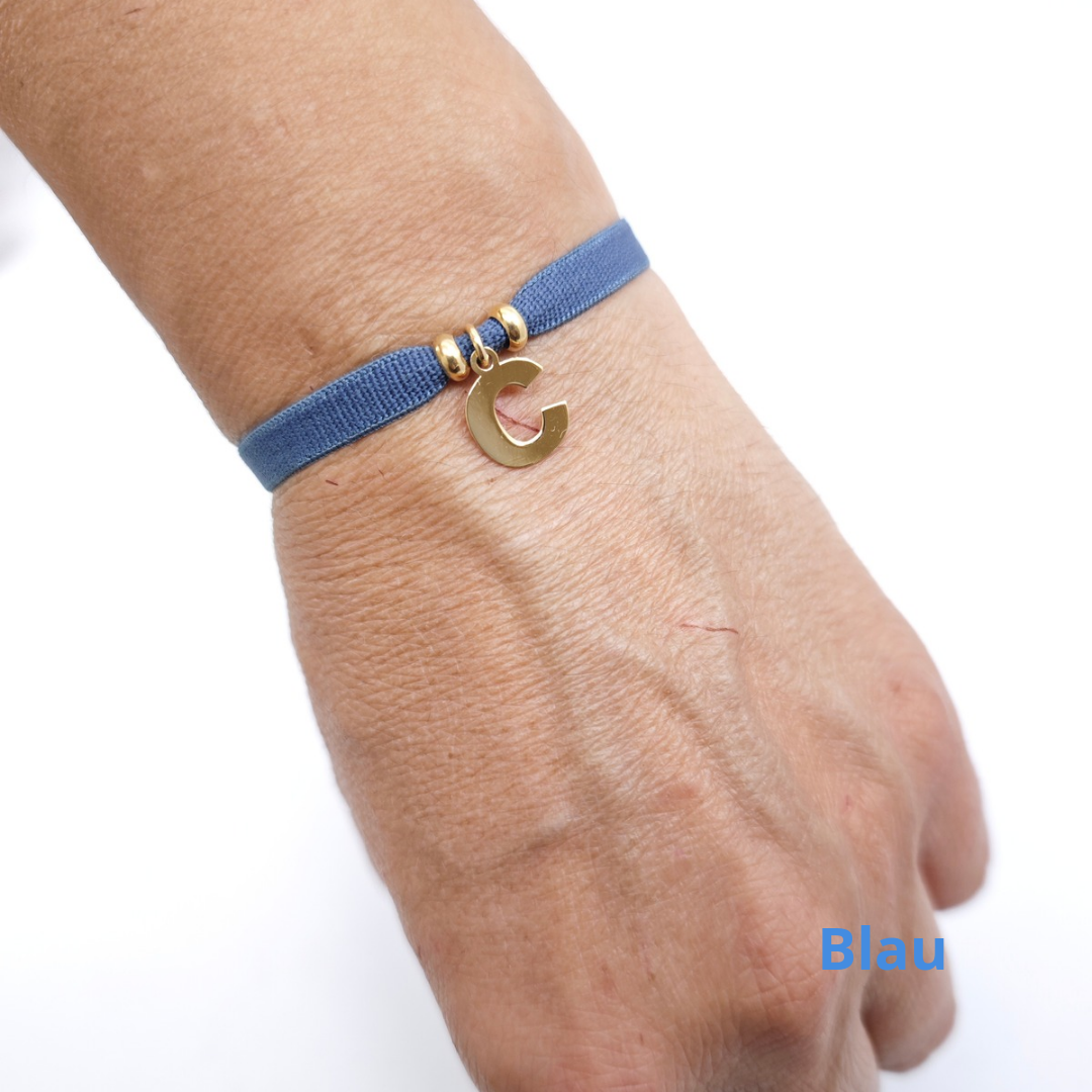 Pulsera Letter Azul