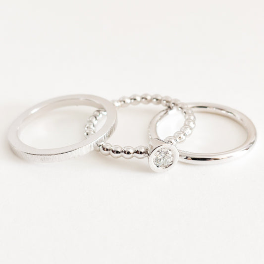 Anillos TRIPLET Blanco