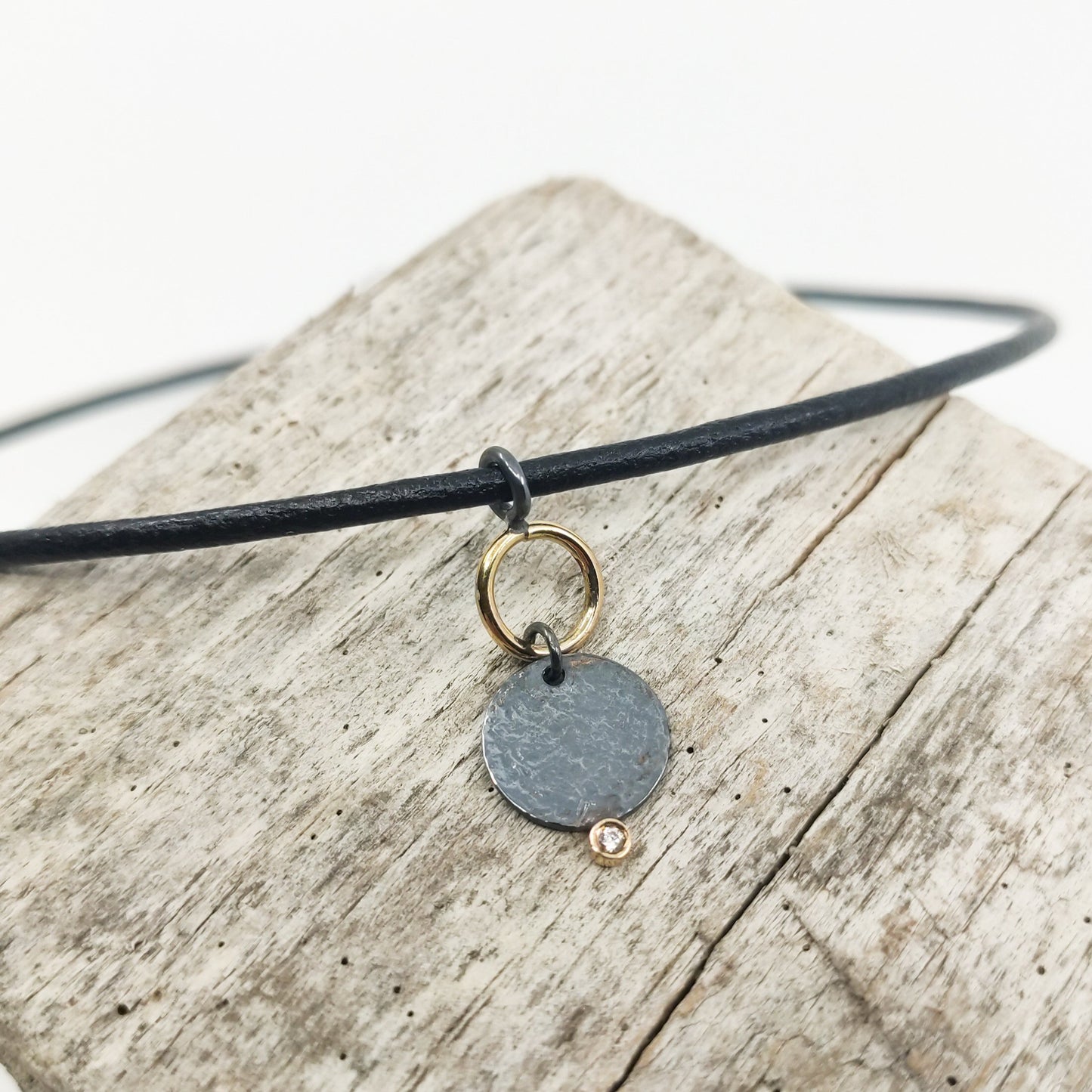 Collar CERCLE plata y oro