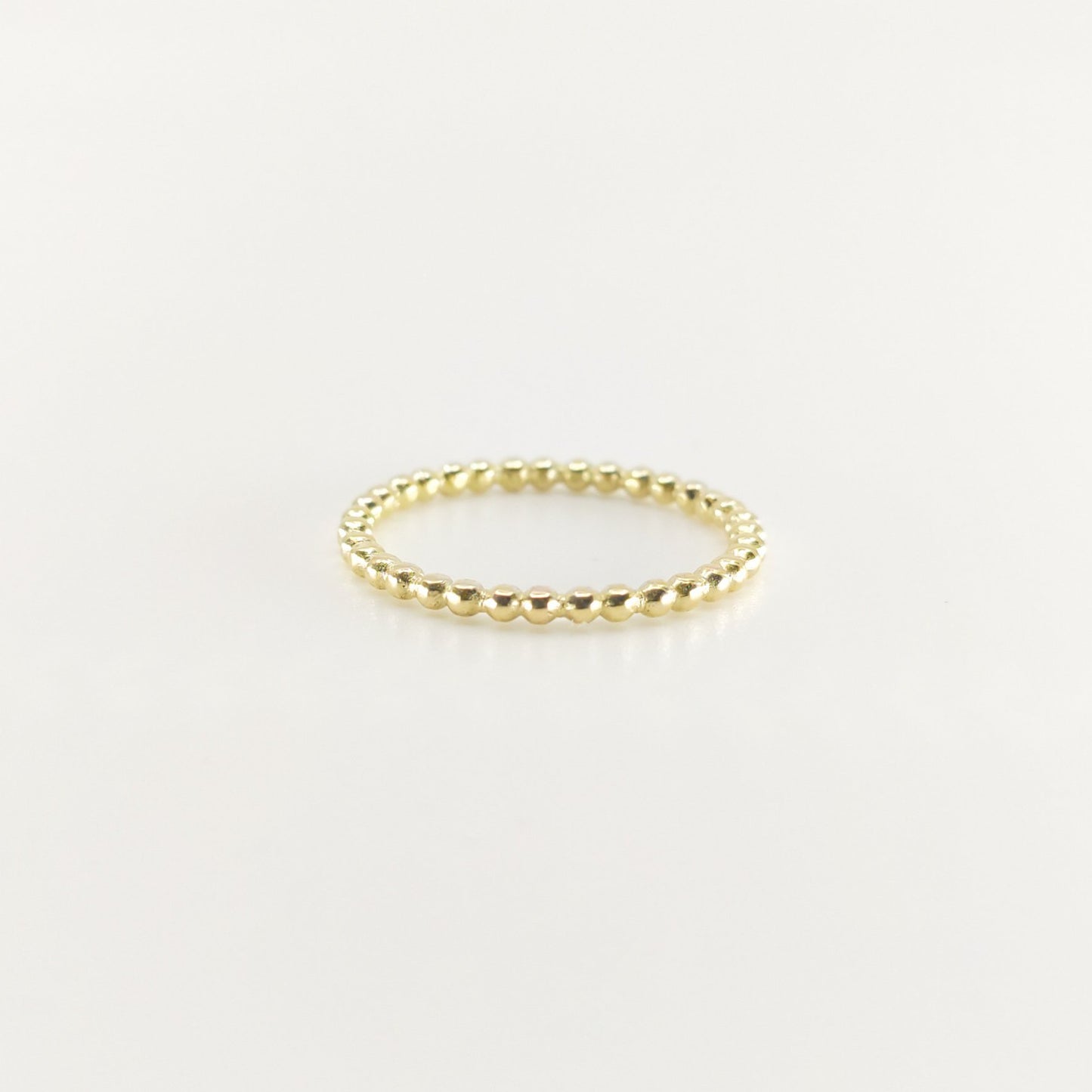 Anillo TWINS bolitas oro amarillo