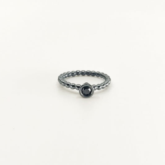 Anillo TRIPLET plata oxidada