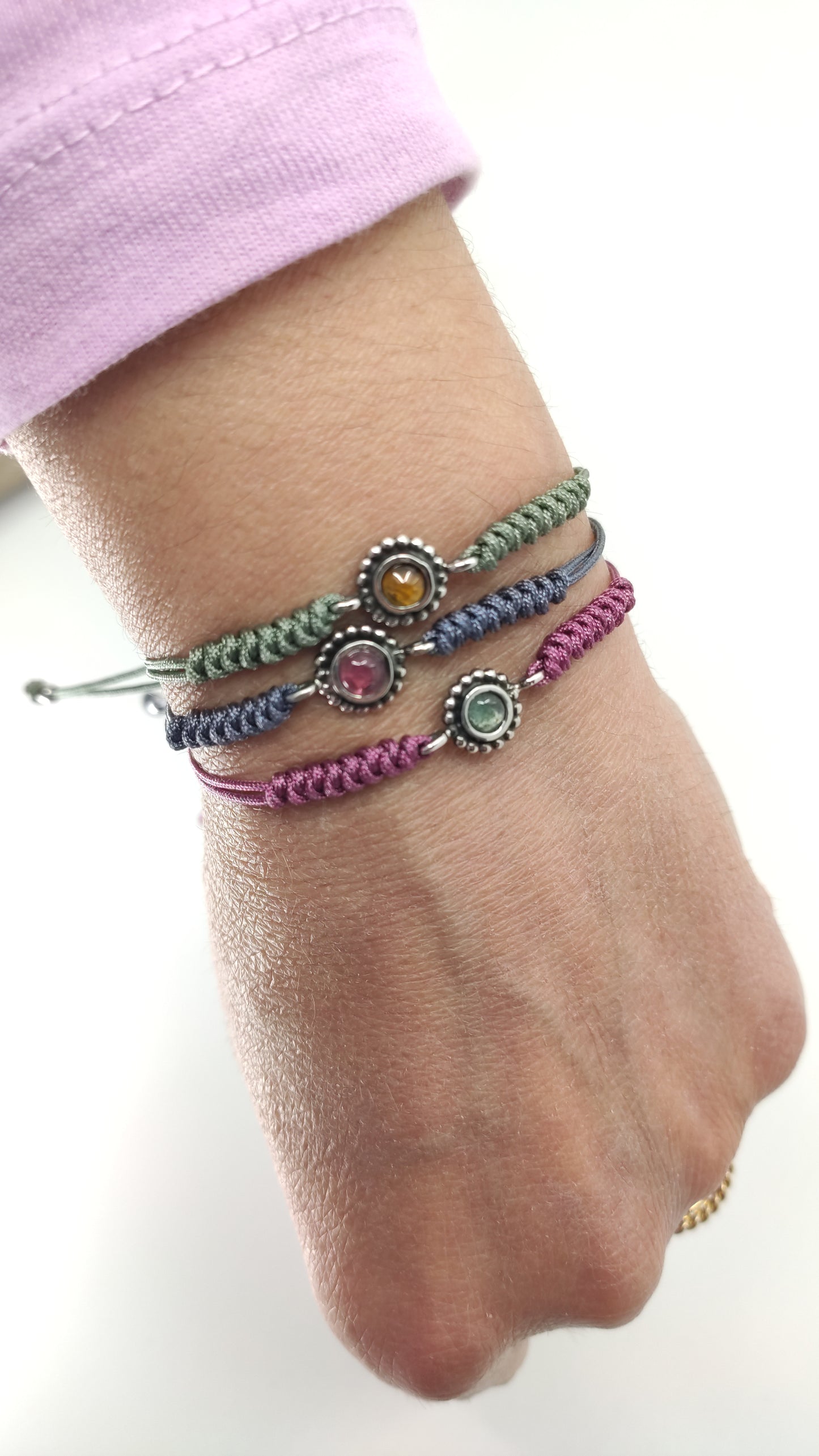 Pulsera FLOR verde