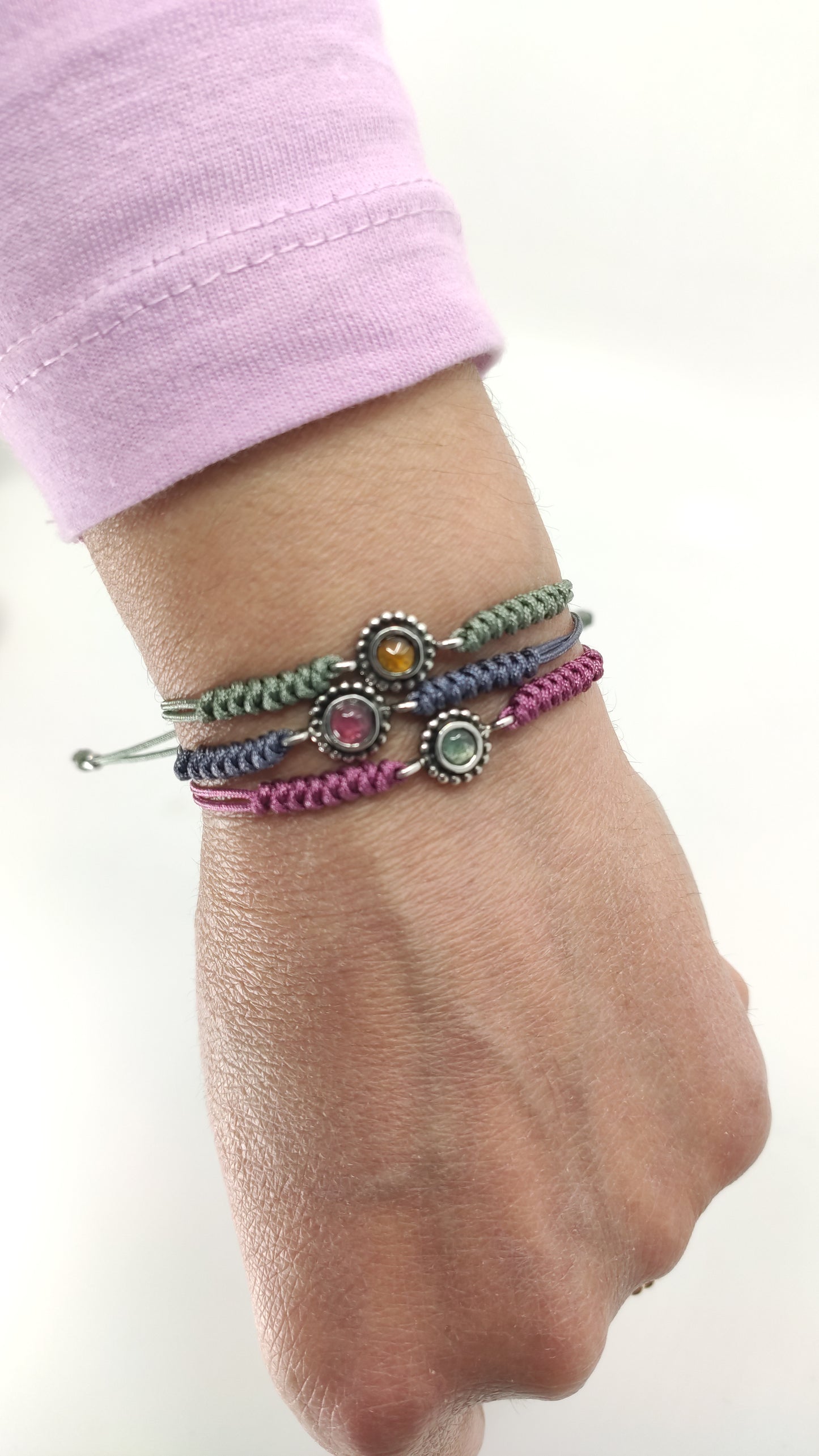 Pulsera FLOR rosa