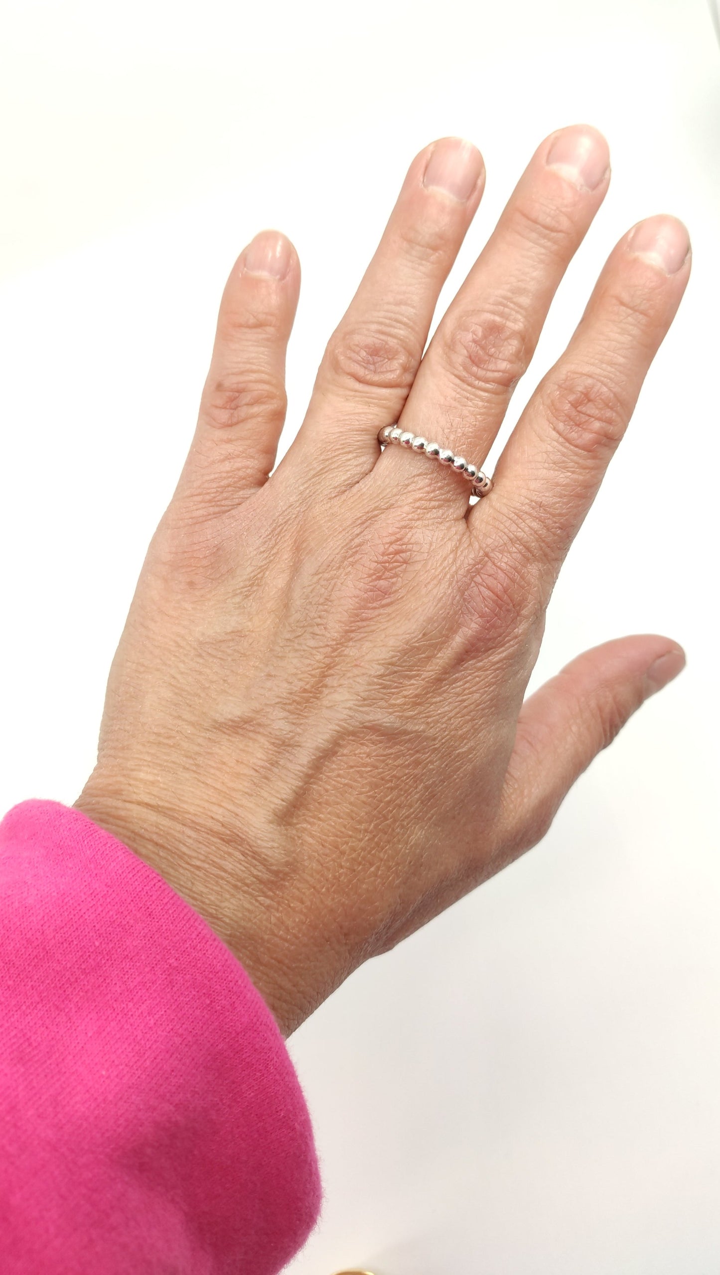 Anillo TWINS  XL bolitas