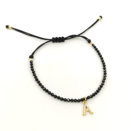 Pulsera Iniciales plata dorada