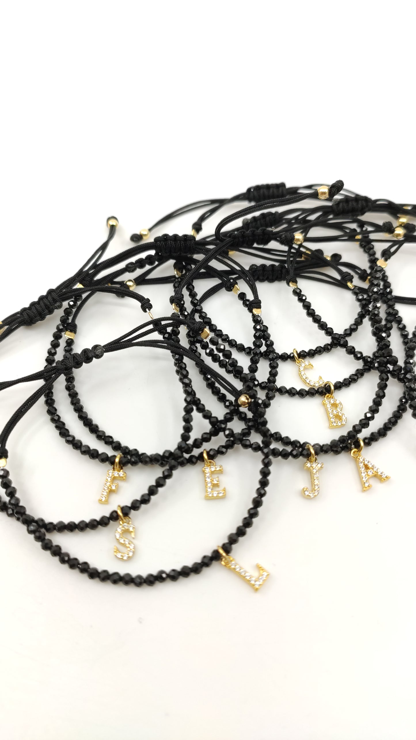 Pulsera Iniciales plata dorada