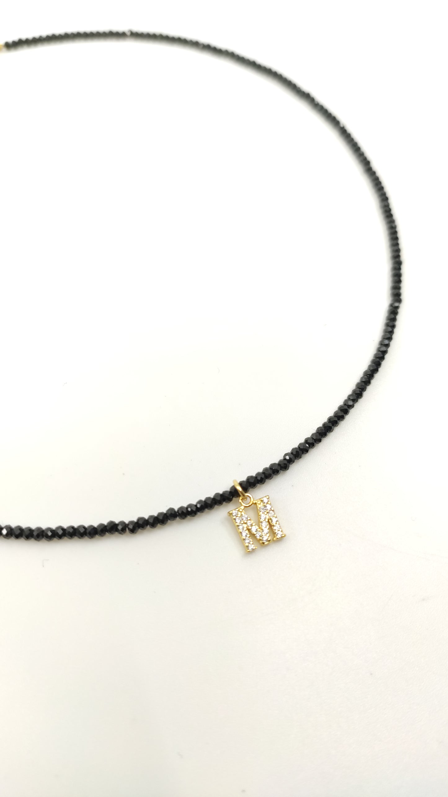 Collar Iniciales plata dorada