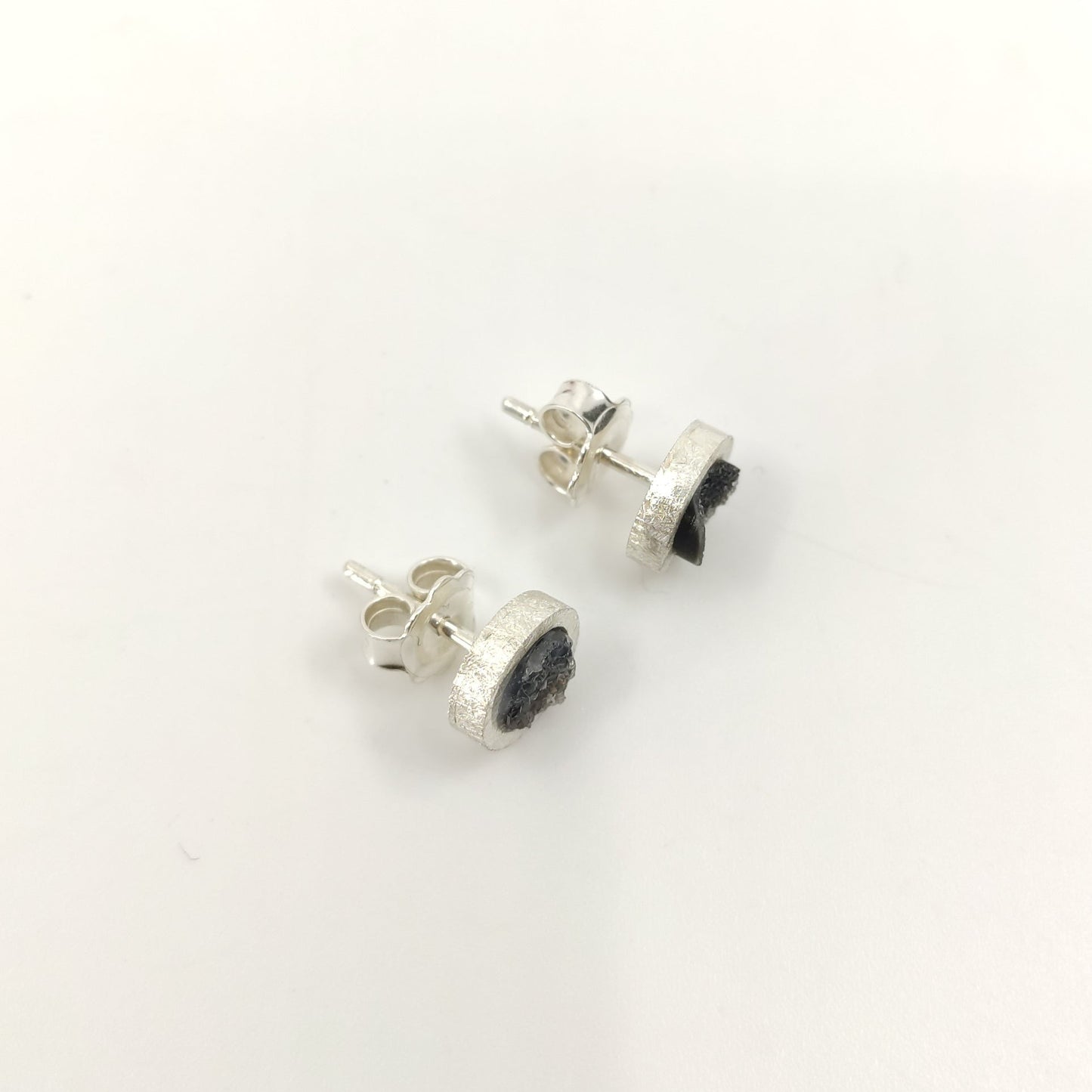 Pendientes mini DRUSA ónix